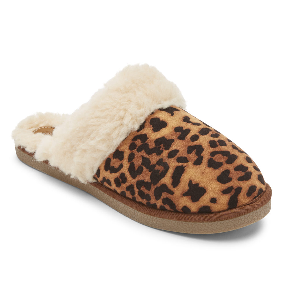 Rockport Tøfler Dame Leopard - Trutech Veda Slide - ZHSI62304